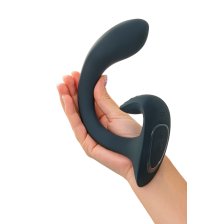 Вагинально-клиторальный вибратор Satisfyer G for Goddess 1, темно-серый, 27 см