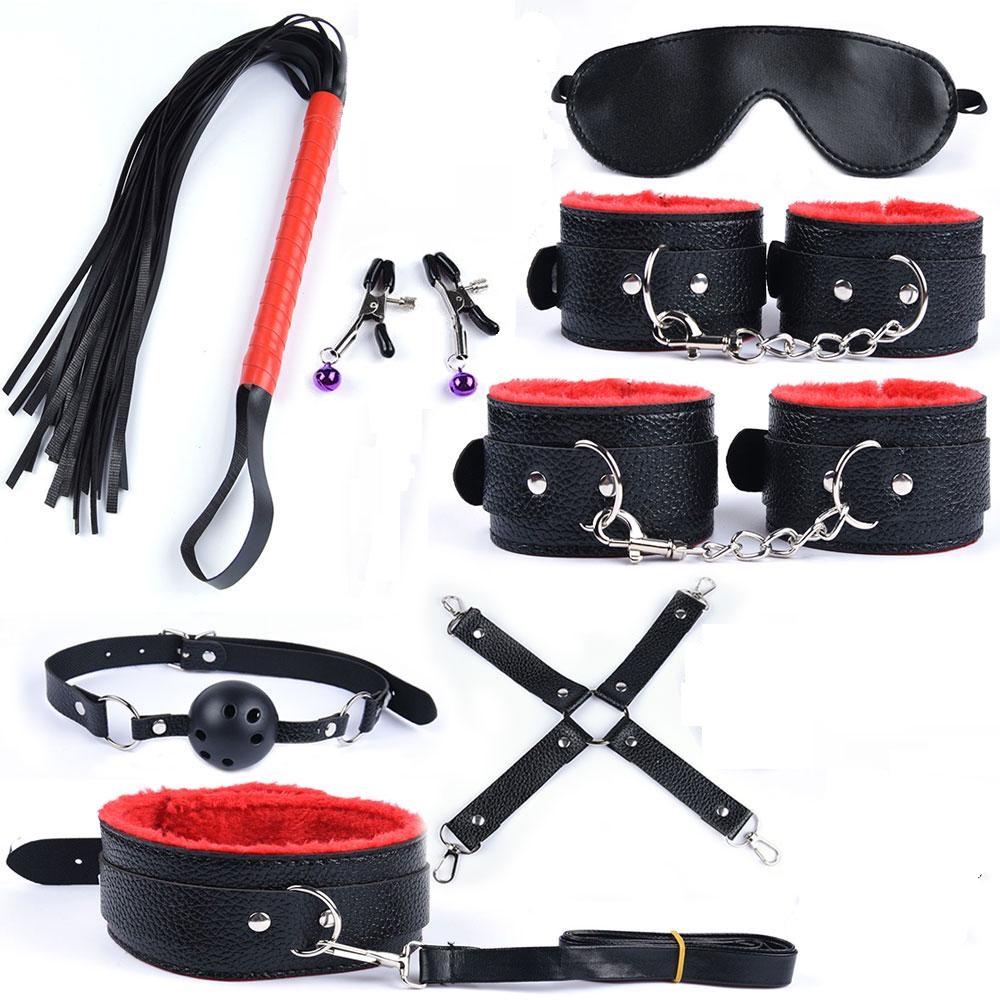 Бондажный набор Extreme черно-красный 8 предметов