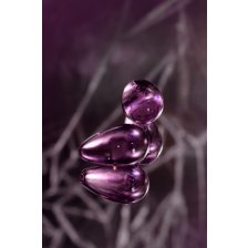 Вагинальные шарики Sexus Glass, стекло, розовые